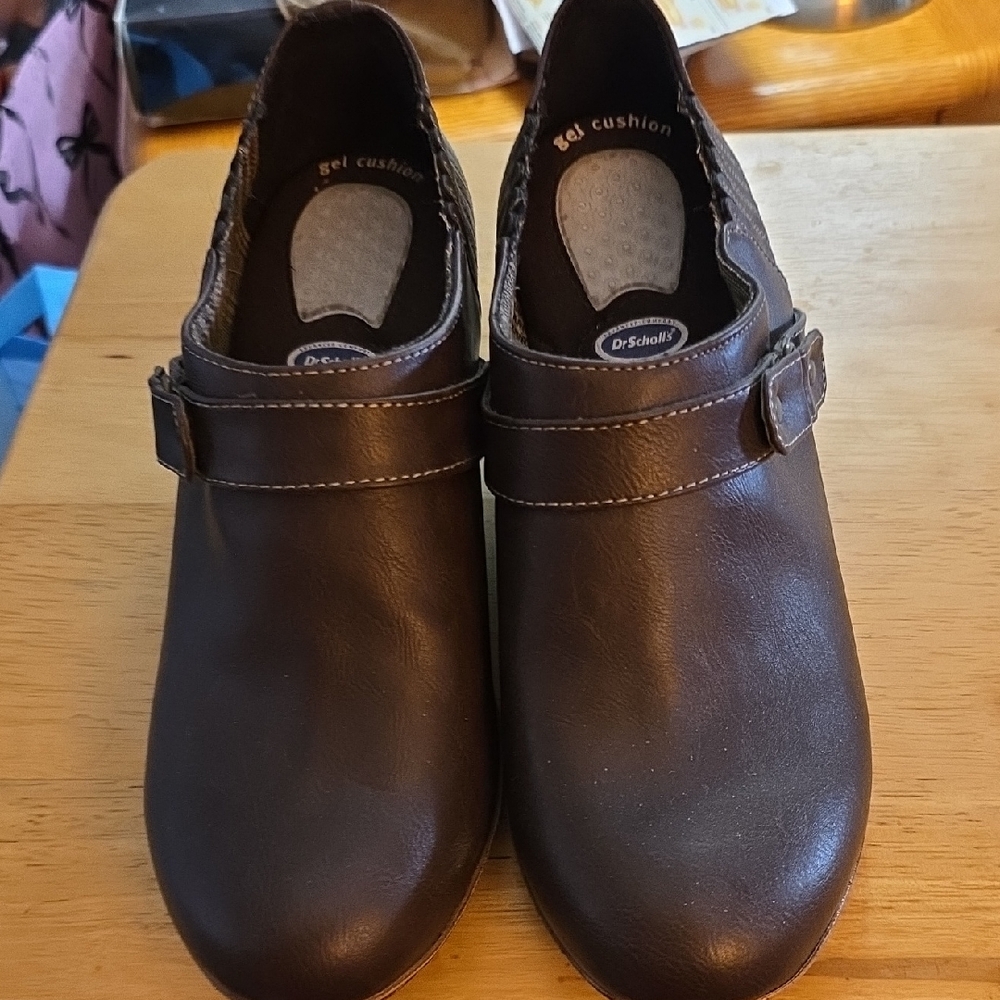 Dr. Scholl's Dark Brown Slip-On Shoes